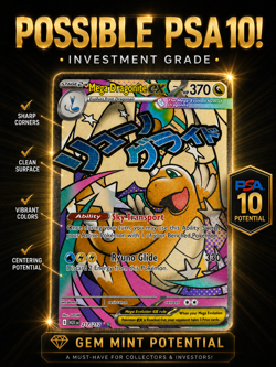 Pokemon Mega Dragonite ex 271/217 Ascended Heroes MAR - Gem Mint - PSA 10 Candid - Image 1