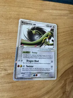Rayquaza ex Promo Holo EX 2006 English 100 HP Nintendo Tin Card #039 LP - Image 2