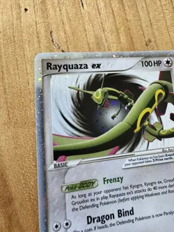 Rayquaza ex Promo Holo EX 2006 English 100 HP Nintendo Tin Card #039 LP - Image 4