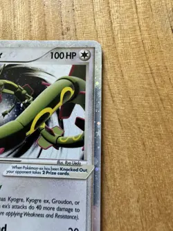 Rayquaza ex Promo Holo EX 2006 English 100 HP Nintendo Tin Card #039 LP - Image 5
