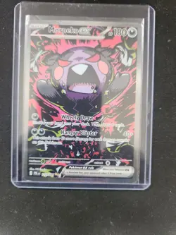 pokemon morpeko Ex Sir Rare (Pitch Black ) Card - Image 1