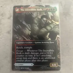 ~ Bruce Banner(Borderless FOIL) (0331) ~ NM ~ Marvel Super Heroes ~ MTG ~ - Image 2