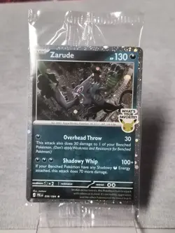 Pokemon TCG Pitch Black Zarude Promo Card 56/84 30th Stamped ME05 NEW SEALED PBL - Image 1