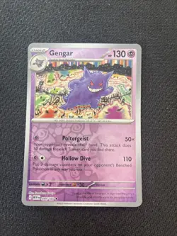 Gengar 094/165 Sv: Scarlet & Violet 151 Reverse Holo Pokemon Card TCG - Image 1
