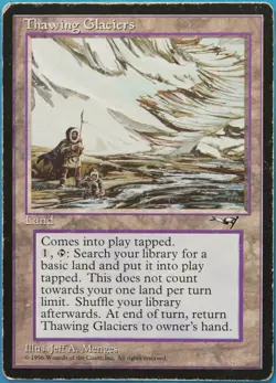 Thawing Glaciers Alliances VHP/DAMAGED (Reserved List MTG Card) 518501 ABUGames - Image 1