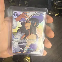 Bandai One Piece Card Game Ms. All Sunday OP04-064 SR 8000 Holo little whitening - Image 1