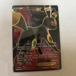 Pokemon TCG Umbreon EX Full Art Ultra Rare Card 119/124 XY Fates Collide - Image 1