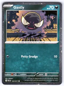 Gastly (Cosmos Holo) 123/217 Common Miscellaneous Cards & Products Pokemon Holo - Image 1
