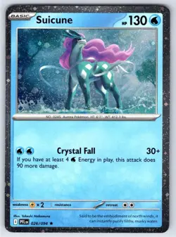 Suicune (Cosmos Holo) 026/094 Rare Miscellaneous Cards & Products Pokemon Holo - Image 1