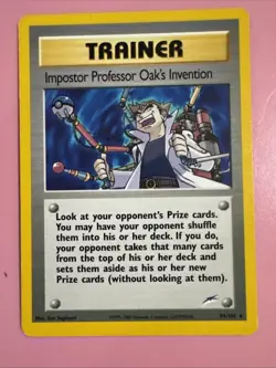 POKEMON PROFESSOR OAK TRAINER CARD - Image 1