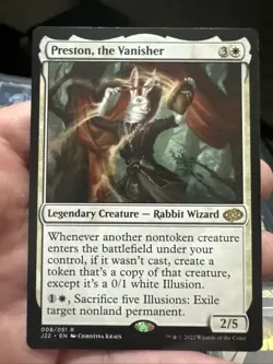 MTG Magic the Gathering Preston, the Vanisher (8/835) Jumpstart 2022 NM - Image 1
