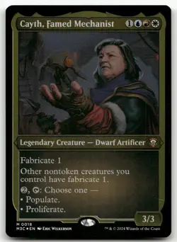 Cayth, Famed Mechanist (Foil Etched) #18 (NM) Modern Horizons 3 M3C Magic MTG - Image 1