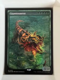 Gigantosaurus (Full Art) Foil R Foundations 718 NM - Image 1