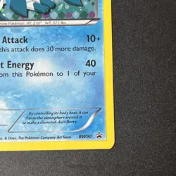 Pokemon Company Glaceon BW90 Black & White Promo Holo English - Image 3