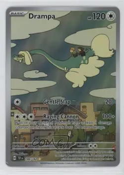 Drampa Illustration Rare Pokemon SV05: Temporal Forces #184 - Image 1
