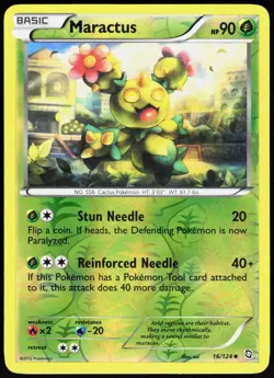 Maractus 16 Dragons Exalted - Reverse Holo Pokemon NM/M (Uncommon) - Image 1