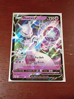 Mewtwo V 030/078 Pokemon GO Holo NM - Image 1