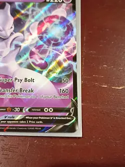 Mewtwo V 030/078 Pokemon GO Holo NM - Image 4