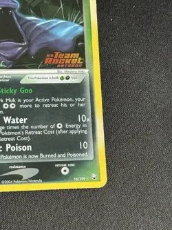 Dark Muk 16/109 Team Rocket Returns Reverse Holo Stamped Pokemon Card - Image 4