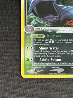 Dark Muk 16/109 Team Rocket Returns Reverse Holo Stamped Pokemon Card - Image 5
