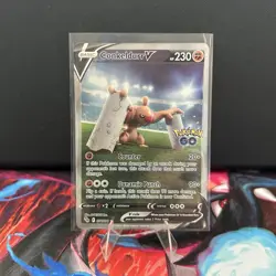 Pokemon Card Conkeldurr V 074/078 Pokemon Go Full Art Alternate Ultra Rare NM - Image 1