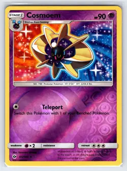 Cosmoem 65/149 Sun & Moon Base Set Pokemon Card Reverse Holo Rare - Nm - Image 1