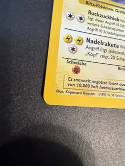 Pokemon TCG Blitza (Jolteon) Holo Rare Jungle 4/64 Unlimited WOTC 1999 German - Image 2