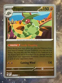 Pokemon TCG Flygon 053/094 Me02: Phantasmal Flames Reverse Holo - Image 1