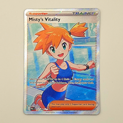 Pitch Black: Misty's Vitality 111/108 Evolutions Ultra Rare Full Art Holo EN - Image 1