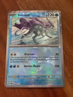 Pokemon TCG Suicune 024/131 Prismatic Evolutions (Poke Ball Pattern) - Image 1