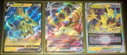 Zeraora VSTAR SWSH265 & VMAX SWSH264 & V SWSH263 Promo TCG Pokemon NM - Image 1