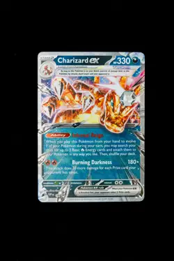 CHARIZARD EX 196 HOLO SCARLET & VIOLET PROMO POKEMON NM/M Great Centering NM💎 - Image 1