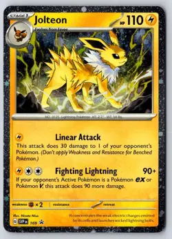 Jolteon (Cosmos Holo) 169 Rare Scarlet & Violet Promo Pokemon Near Mint - Image 1