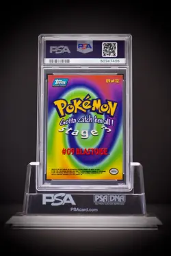 1999 Topps Pokemon Blastoise #E9 PSA 9 - Image 2