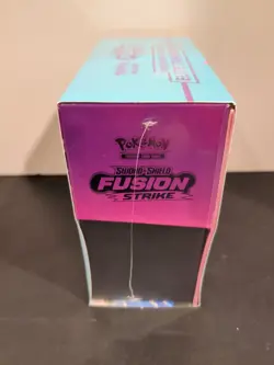 Pokemon TCG Pokemon Center Fusion Strike Elite Trainer Box Tears In Plastic - Image 4