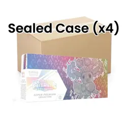 Pokemon Prismatic Evolutions Super Premium Collection Sealed Case (x4) - Image 1
