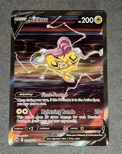 Raikou V GG41/GG70 Crown Zenith Galarian Gallery Full Art Holo Ultra Rare - Image 1