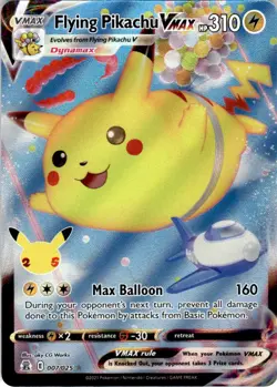 Flying Pikachu VMAX CLB - 007/025 Pokemon NM EN Holofoil - Image 1