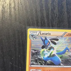 Lucario 78/135 Holo Rare Plasma Storm Pokemon LP - Image 4