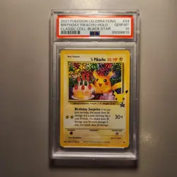 2021 Pokemon Celebrations Birthday Pikachu PSA 10 - Image 4