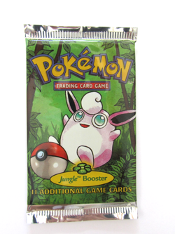 Pokemon TCG - Original Jungle Booster Pack - Wigglytuff Artwork - Image 1