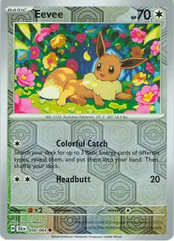 Eevee 050/064 Common Shrouded Fable Pokemon Reverse Holo Near Mint - Image 1