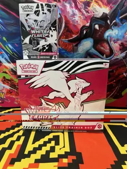 Lot Of 2, Sealed Pokemon White Flair ETB And White Flair Booster Bundle - Image 2