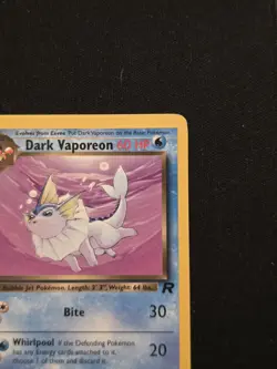 Pokemon TCG Dark Vaporeon Team Rocket 1st Edition Uncommon 45/82 Regular HP60 - Image 4