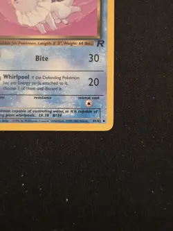 Pokemon TCG Dark Vaporeon Team Rocket 1st Edition Uncommon 45/82 Regular HP60 - Image 5