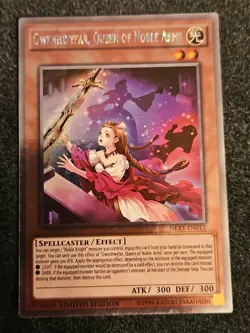 LP Gwenhwyfar, Queen of Noble Arms NKRT-EN012 Platinum Rare Limited Edition - Image 1