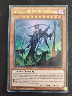 Yu-Gi-Oh! LEDE-DE087 Vouiburial der Drachen-Totengraber Ultra Rare NM 1st Ed - Image 1