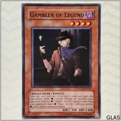 Gambler of Legend - GLAS-EN031 - Common Unlimited Yugioh - Image 1