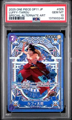 Luffy-tarou 005 Special Alternate Art One Piece Op11 Japanese PSA 10 SP - Image 1