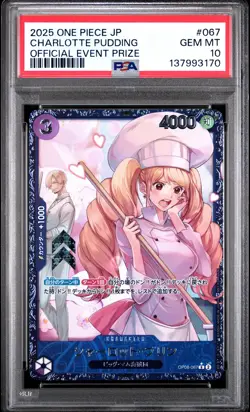 Charlotte Pudding 067 Official Event Prize One Piece Japanese PSA 10 - Image 1
